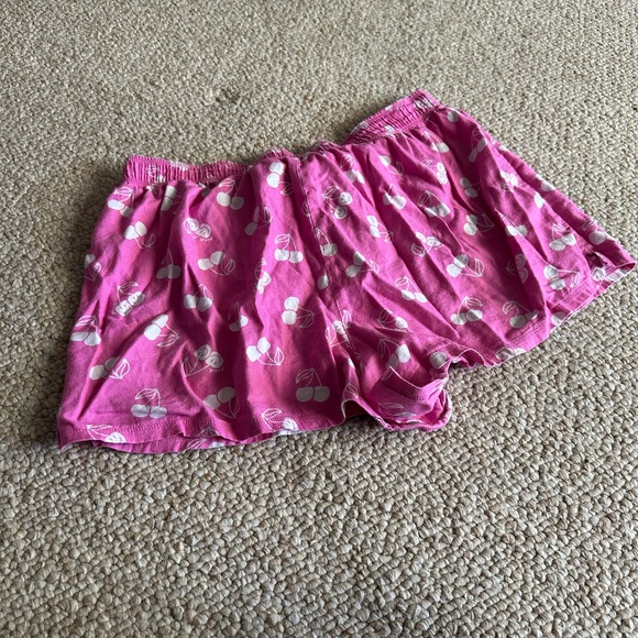Pink Cherry Print Shorts - Picture 2 of 3